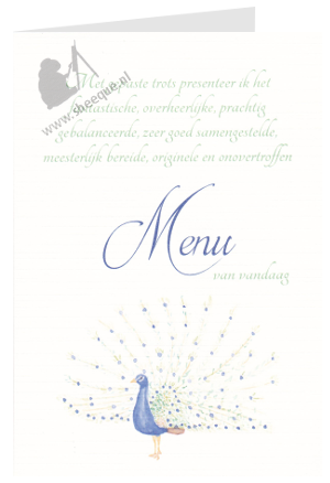 Menukaart